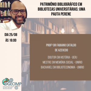 Patrimônio bibliográficos em bibliotecas universitárias